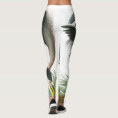 Great Blue Heron von John James Audubon Leggings (Rückseite)
