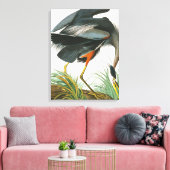 Great Blue Heron von John James Audubon Leinwanddruck (Insitu (Wohnzimmer))