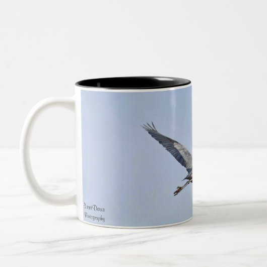 Great Blue HeronCoffee Tasse (Links)