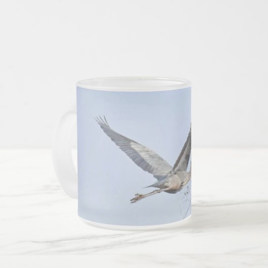 Great Blue HeronCoffee Tasse (Vorderseite Links)