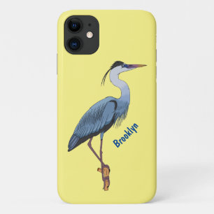 Great blue herone Cartoon Illustration Case-Mate iPhone Hülle