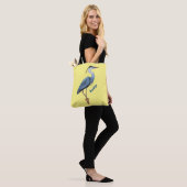 Great blue herone Cartoon Illustration Tasche (Am Model)