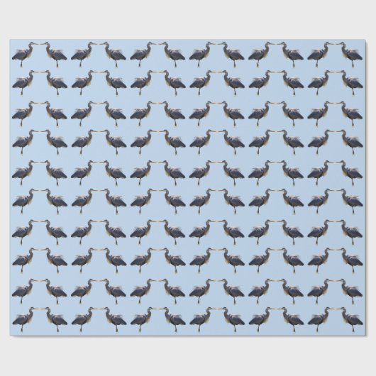 Great Blue Herons Geschenkpapier (Flach)