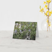 Great Blue Herons Nesting Karte (Gelbe Blume)