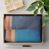 Great Blue Herons Take Flight - Blue Seidenpapier (Geschenk)