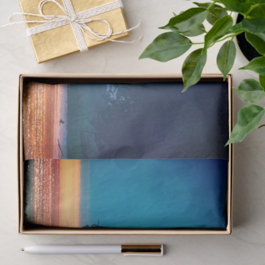 Great Blue Herons Take Flight - Blue Seidenpapier (Geschenk)