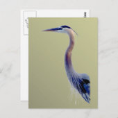 Great Blue Postkarte (Vorne/Hinten)