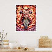 Great Boars Afire Poster (Küche)