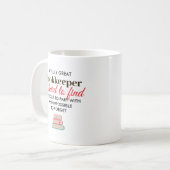 Great Bookkeeper Personalized Name Gift Kaffeetasse (Vorderseite Links)
