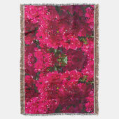 Great Bougainvillea Throw Blanket Decke (Vorderseite Vertikal)
