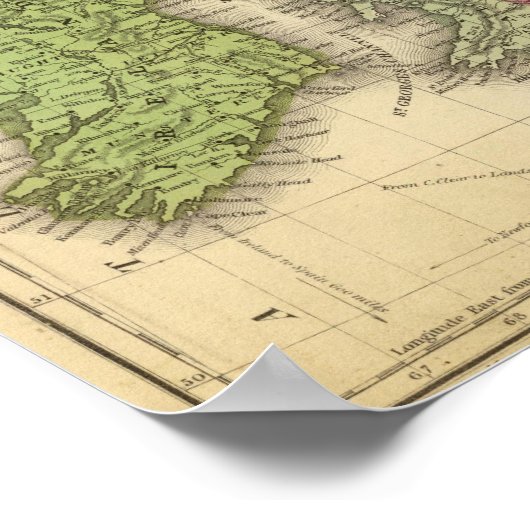 Great Britain and Ireland 2 Poster (Ecke)