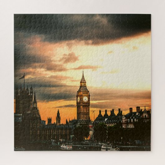 Great Britain London England Sights Puzzle (Vertikal)