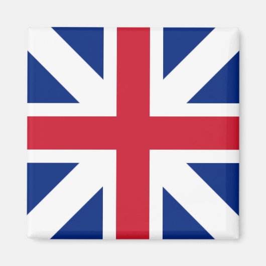 Great Britain Square Magnet (Vorne)