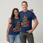 Great Britian Christmas Tree Euro British Europe T-Shirt (Unisex)