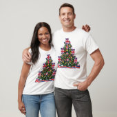 Great Britian Christmas Tree Euro British Europe T-Shirt (Unisex)