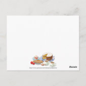 Great British Food Postcard Postkarte (Rückseite)