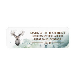 Great Buck Rustic Forest Junting Rücksendeadresse