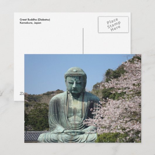 Great Buddha - Kamakura Postkarte (Vorne/Hinten)