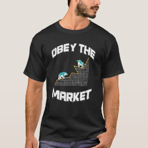 Great Bull and Bear Stock Exchange Design Hauses S T-Shirt