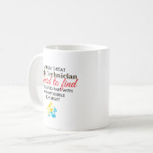Great Cable Technician Personalized Name Gift Kaffeetasse (Vorderseite Links)