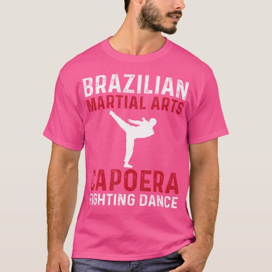 Great Capoeira Design Brasil Fighting Dance Karate T-Shirt (Vorderseite)