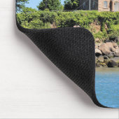 Great Captain Island Lighthouse, CT Mousepad (Ecke)