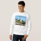 Great Captain Island Lighthouse, CT Sweatshirt (Vorne ganz)