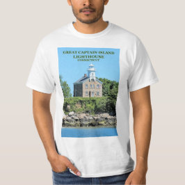 Great Captain Island Lighthouse, CT T - Shirt
