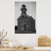 Great Captain Island Lighthouse Poster (Küche)
