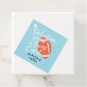 Great Catch Football Valentine Geschenkanhänger (Beispiel)