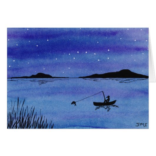 Great Catch Grußkarte (Vorderseite (Horizontal))