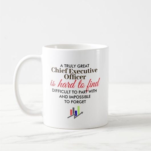 Great Chief Executive Officer Personalized Gift Kaffeetasse (Links)
