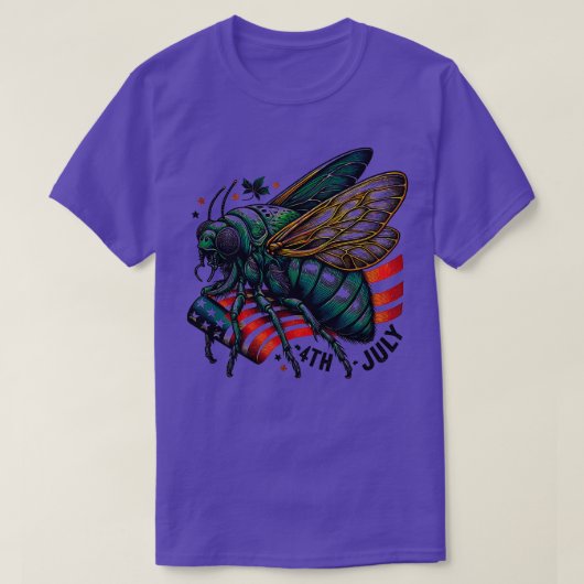 Great Cicada 4. july Comeback Tour 2024 Chicago I T-Shirt (Design vorne)