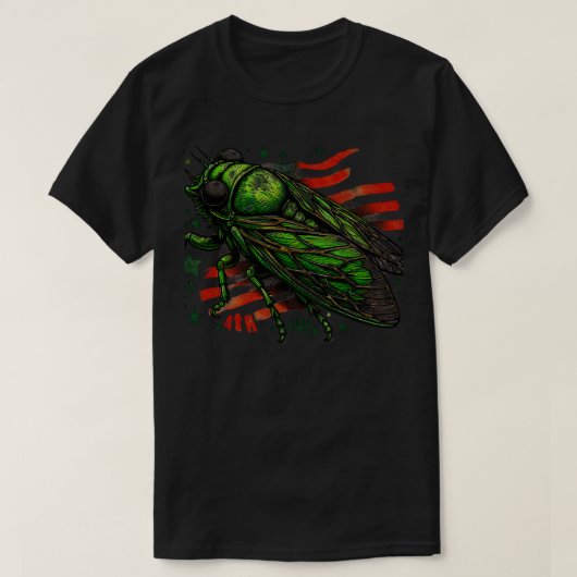 Great Cicada Comeback Tour 2024 Chicago Insect Inv T-Shirt (Design vorne)