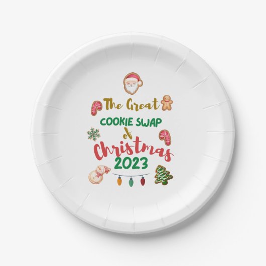 Great Cookie Swap of Christmas 2023 - Teller (Vorderseite)