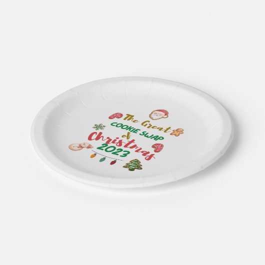 Great Cookie Swap of Christmas 2023 - Teller (Schrägansicht)