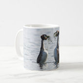 Great Crebe Grebe Tasse (Vorderseite Links)