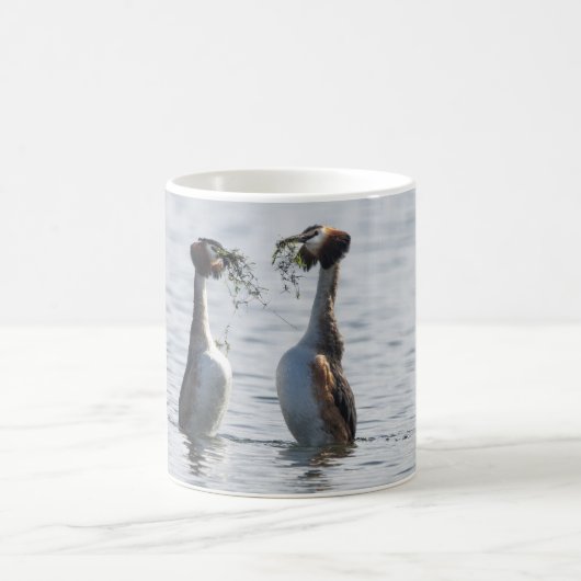Great Crebe Grebe Tasse (Mittel)