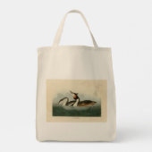 Great Crested Grebe - Audubons Vögel in Amerika Tragetasche (Rückseite)