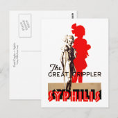 Great Crippler ~ Syphilis Postkarte (Vorne/Hinten)
