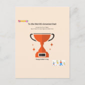 Great Daddy Postkarte (Vorderseite)