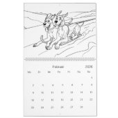 Great Dane 18-Month Coloring Personalized Kalender (Feb 2026)