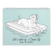 Great Dane 18-Month Coloring Personalized Kalender (Titelbild)