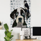 GREAT DANE AND FALCON POSTER (Heimbüro)