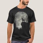 Great Dane and Moon Halloween Classic Halloween Mo T-Shirt (Vorderseite)