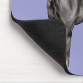Great Dane Angel Black UC Mousepad (Ecke)