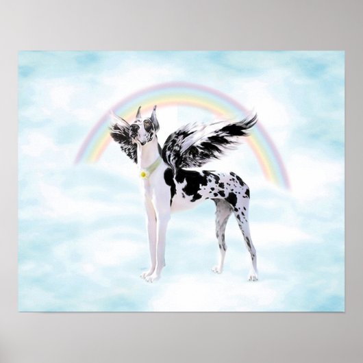 Great Dane Angel Harle Poster (Vorne)