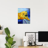 Great Dane Art Wall DRINT Poster (Heimbüro)