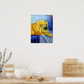 Great Dane Art Wall DRINT Poster (Küche)