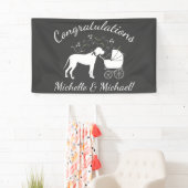 Great Dane Baby Dusche Banner (Insitu)